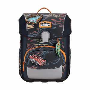 Scout Neo Exklusiv Safety Light Flames Schulranzen
