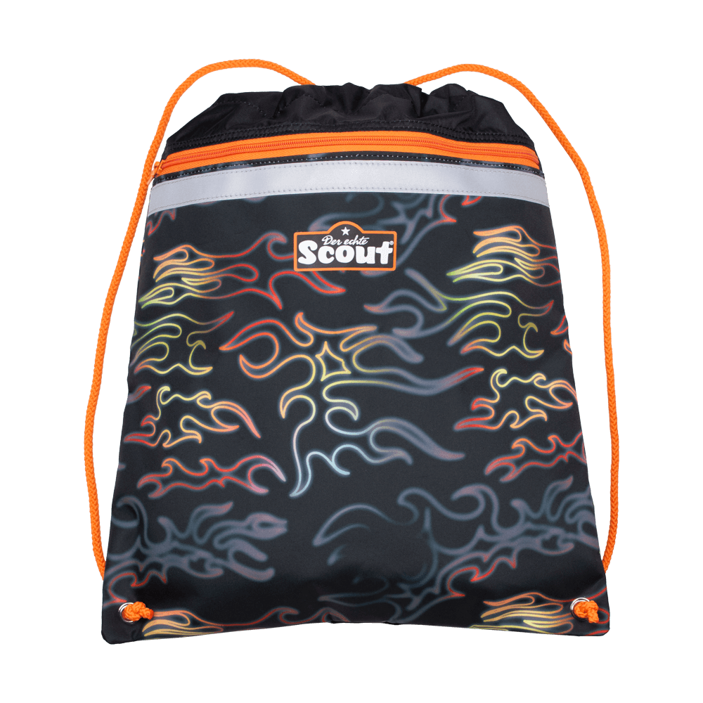 Scout Neo Exklusiv Safety Light Flames Schulranzen – Bild 13