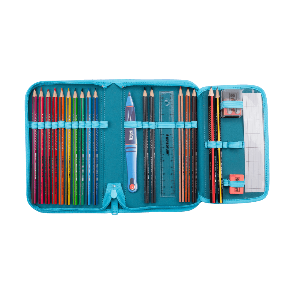 Scout Neo Exklusiv Safety Light Happy Rainbow Schulranzen – Bild 3