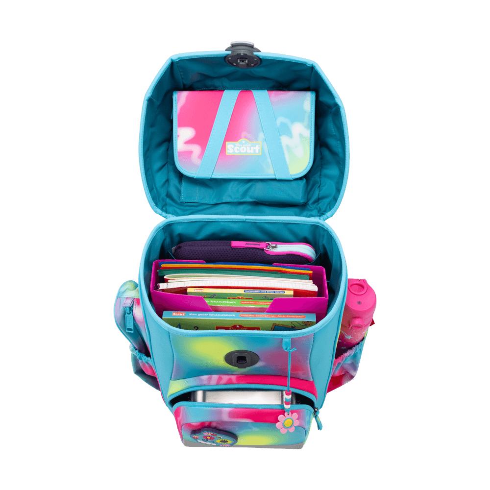 Scout Neo Exklusiv Safety Light Happy Rainbow Schulranzen – Bild 6