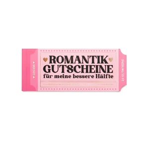 Legami Block mit 24 romantischen Gutscheinen - Deutsch - Gift Vouchers