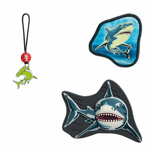 Step by Step Magic Mags Glow Shark Dexter