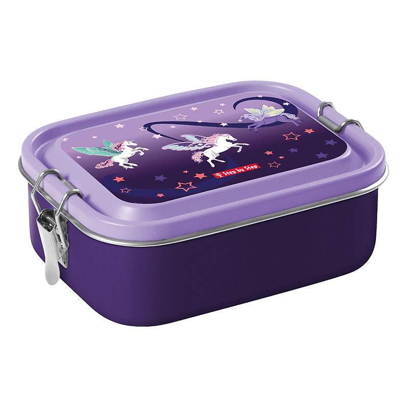 Step by Step Edelstahl-Lunchbox Dreamy Unicorn