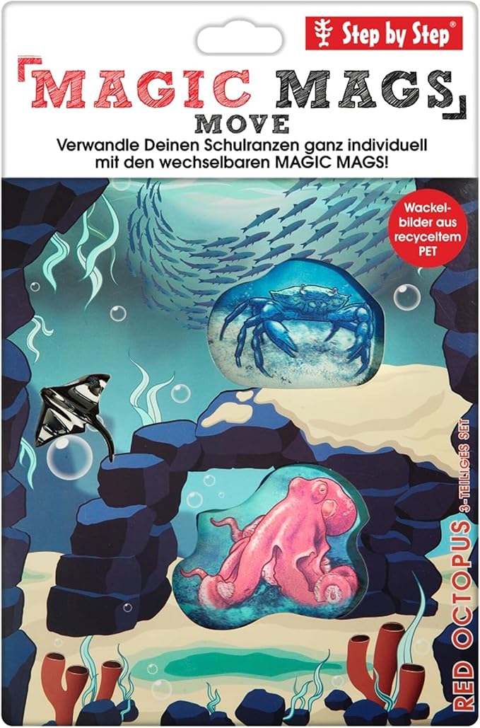 Step by Step Magic Mags Move Red Octopus – Bild 2