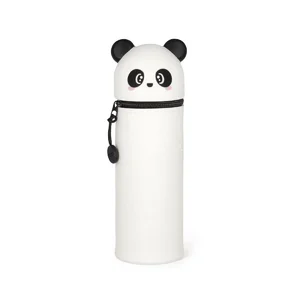 2-in-1-Federmäppchen aus Silikon Panda „Hug Me“