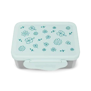 Ergobag Edelstahl Brotdose Blümchen