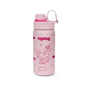 Ergobag Edelstahl Trinkflasche Einhorn