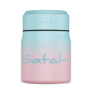 Satch Thermo Lunchbox Light Blue Graffiti