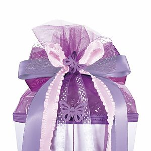 Roth Schultütenschleife Butterfly