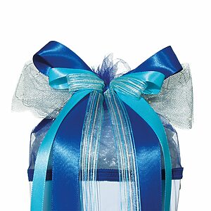 Roth Schultütenschleife LED Blue Star