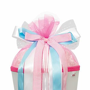 Roth Schultütenschleife White Dream