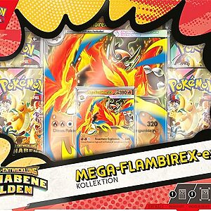 Pokémon Kollektion Mega-Entwicklung – Erhabene Helden: Mega-Flambirex-ex