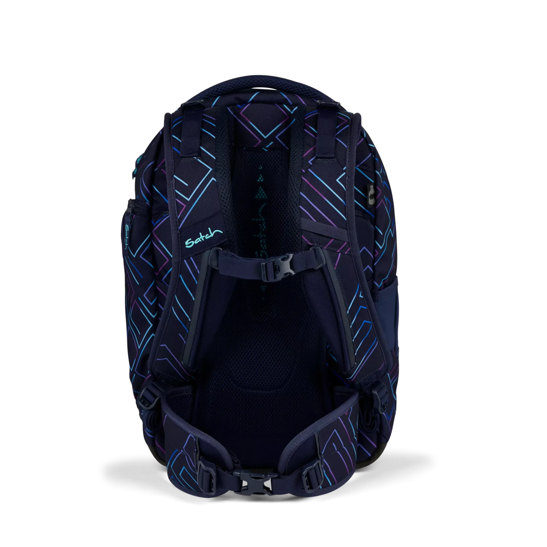 Satch Match Schulrucksack Purple Laser – Bild 4
