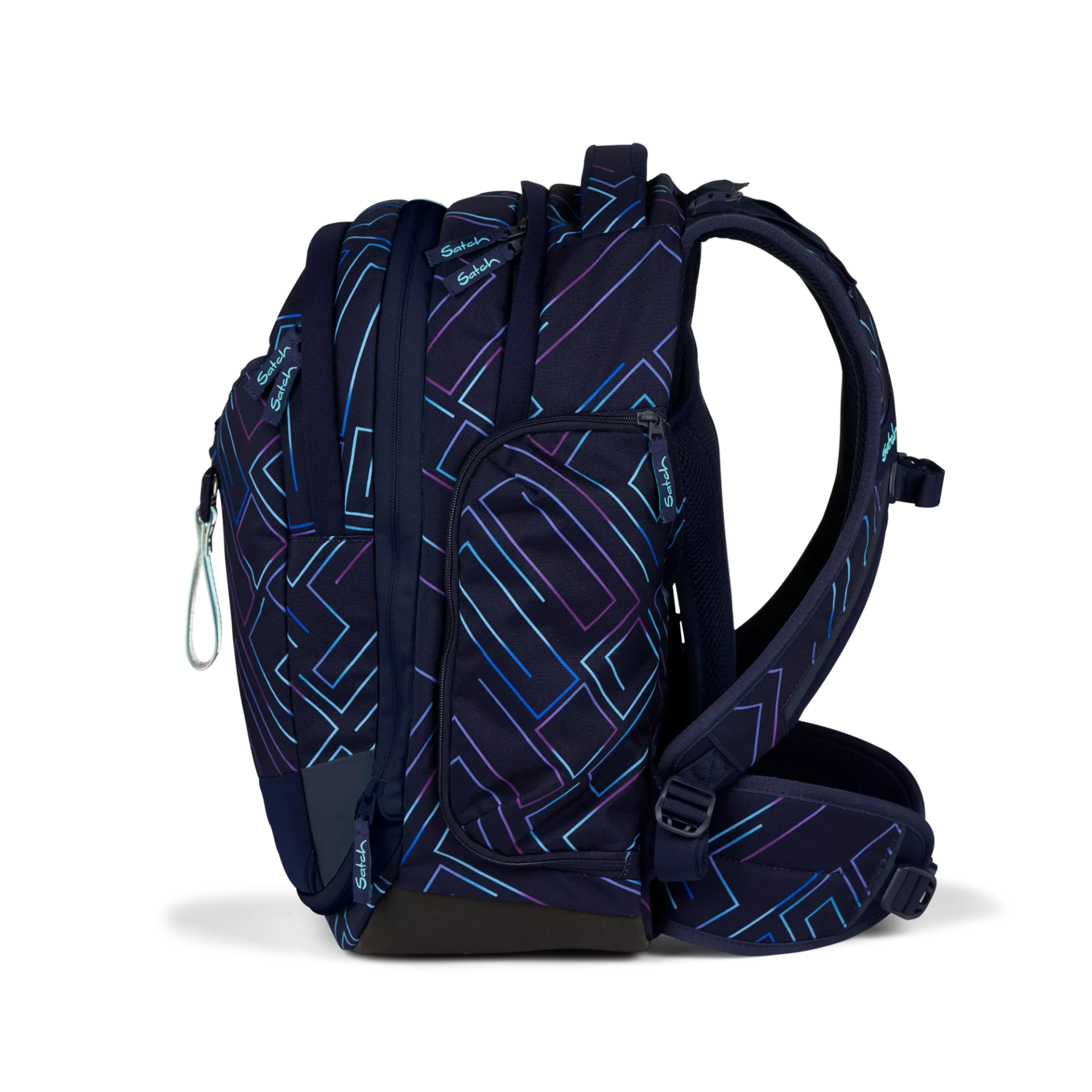 Satch Match Schulrucksack Purple Laser – Bild 5
