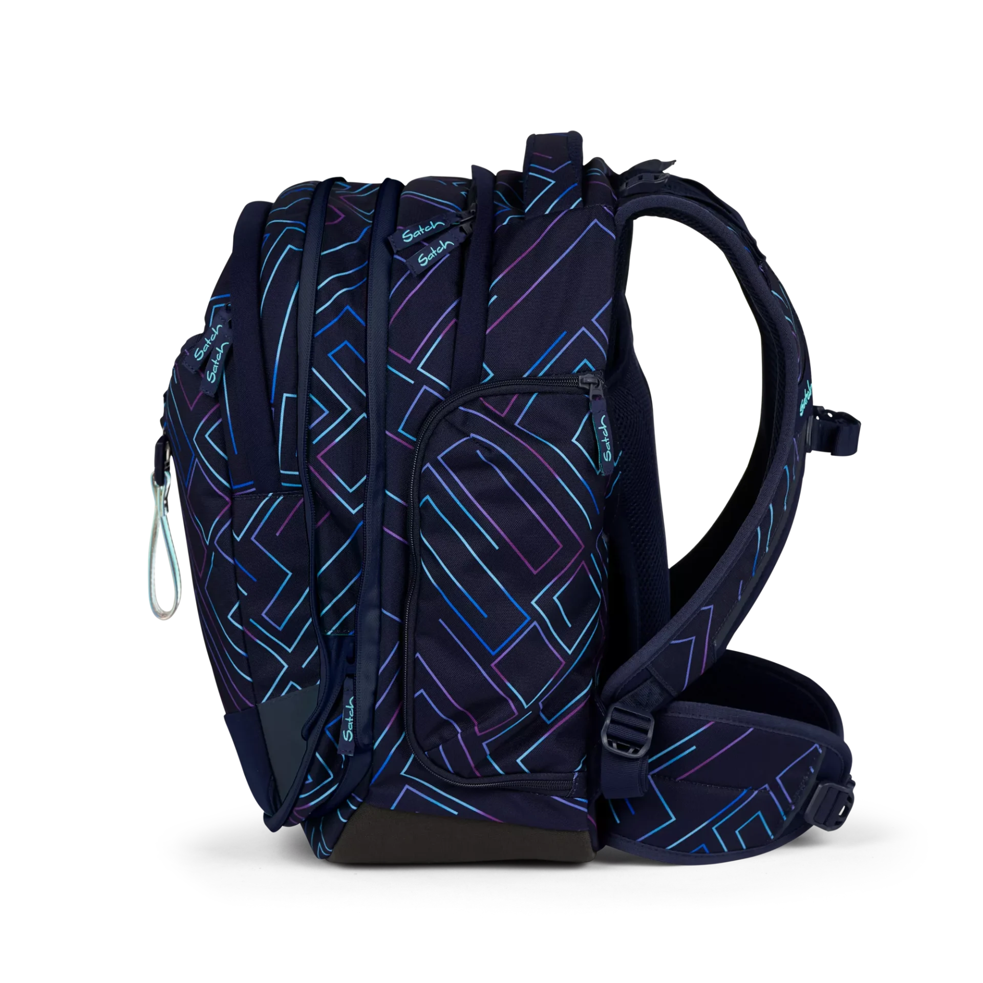Satch Match Schulrucksack Purple Laser – Bild 8