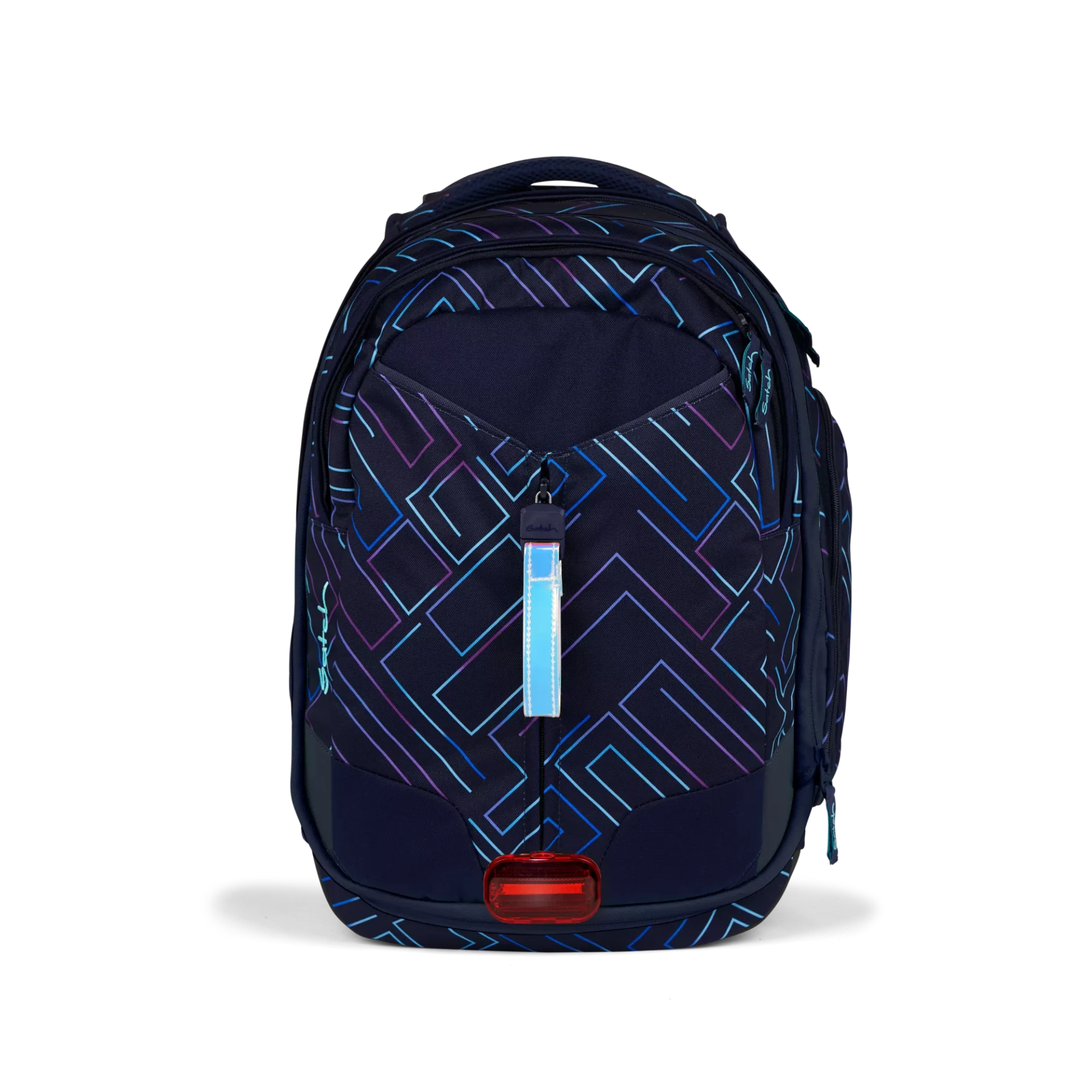 Satch Match Schulrucksack Purple Laser – Bild 10
