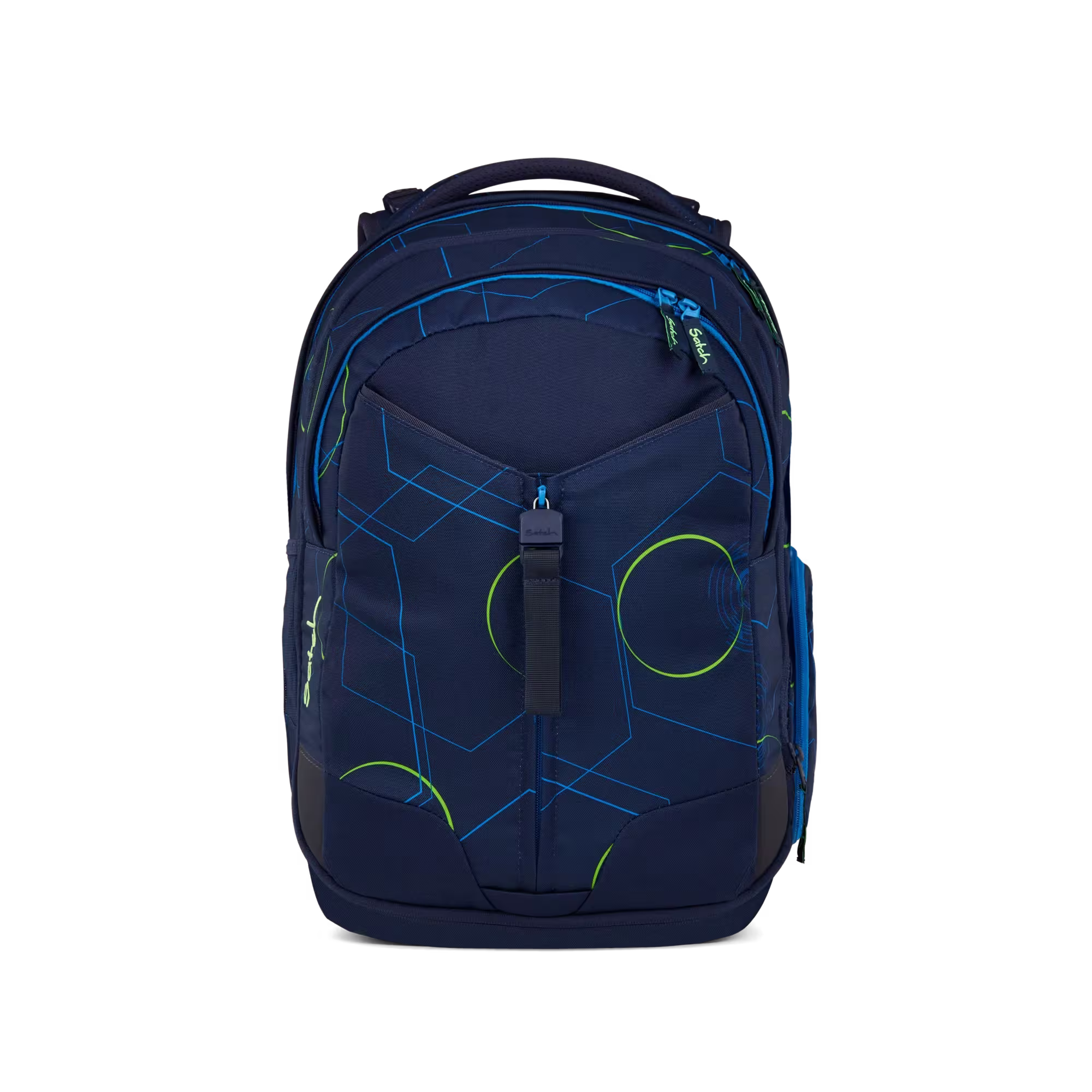 Satch Match Schulrucksack Blue Tech