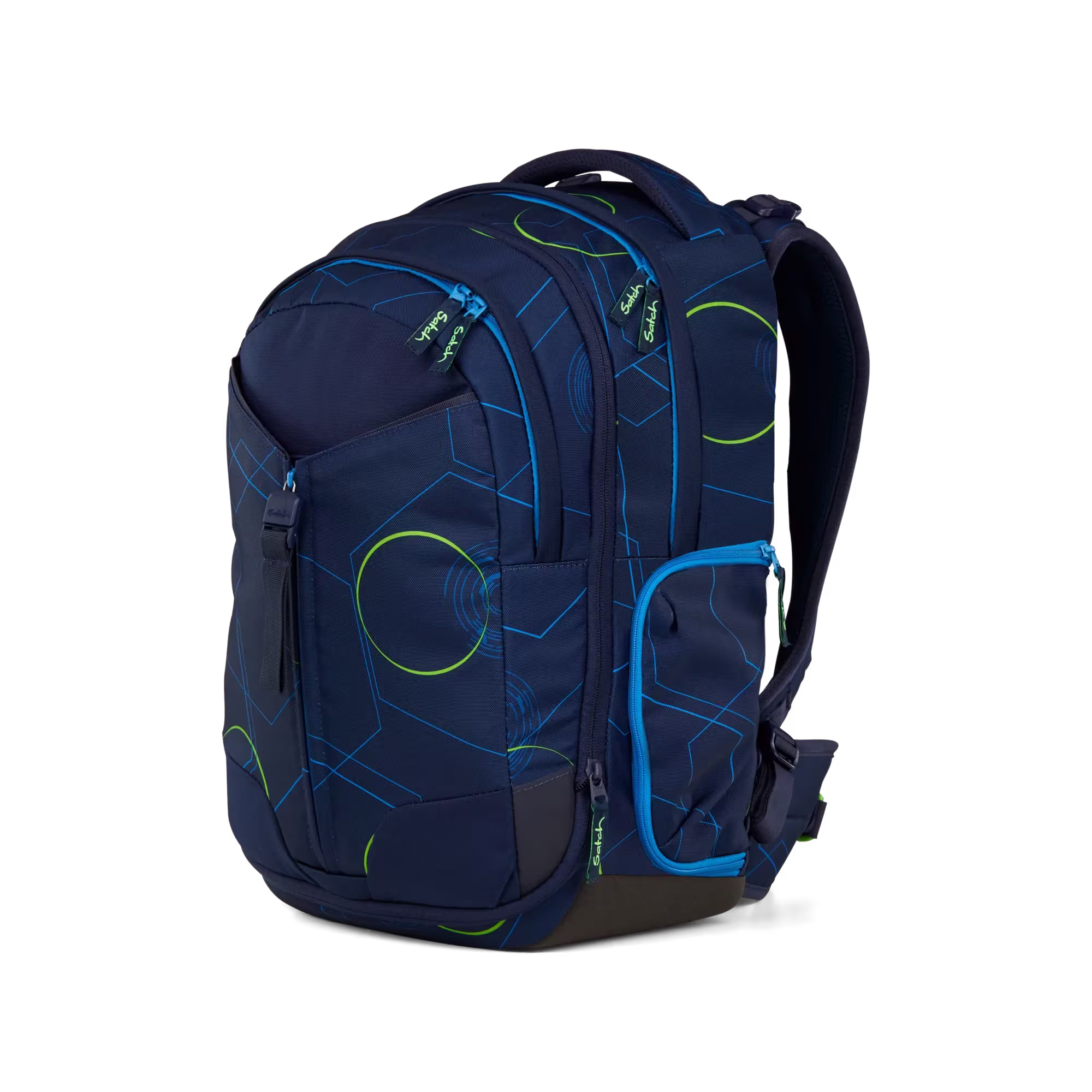 Satch Match Schulrucksack Blue Tech – Bild 7