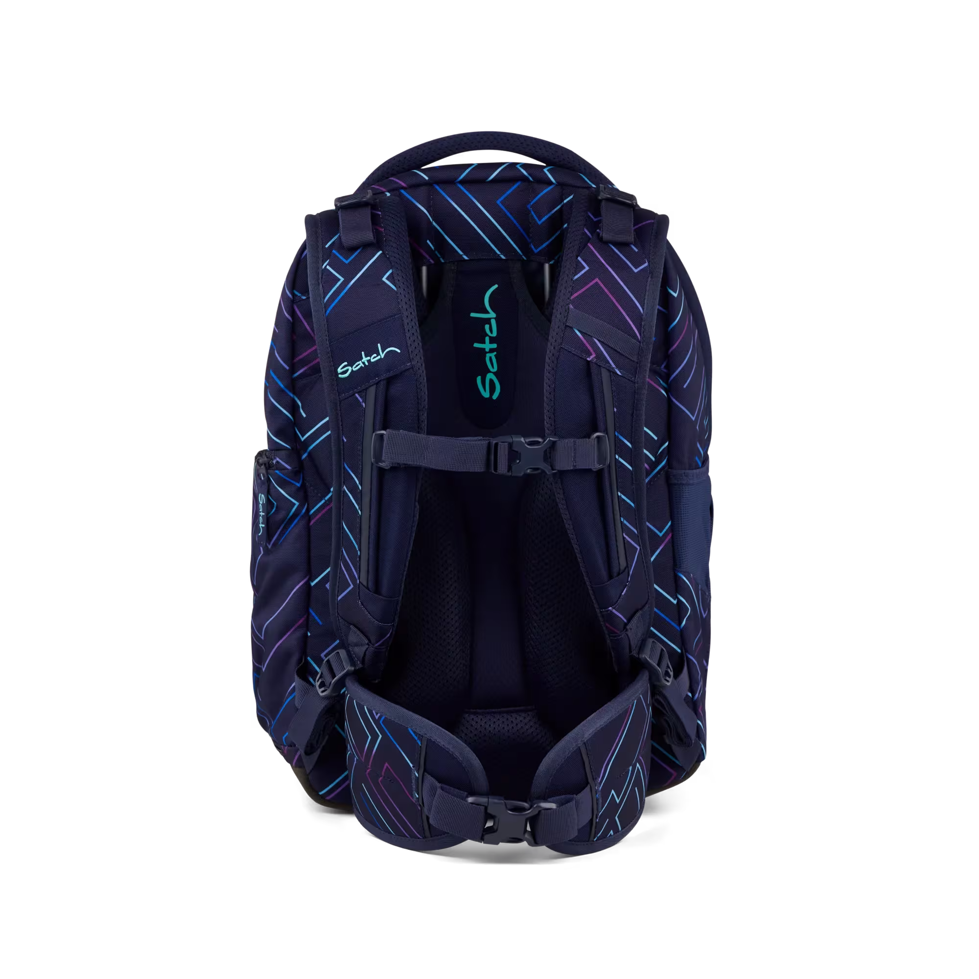 Satch Match Schulrucksack Purple Laser – Bild 4