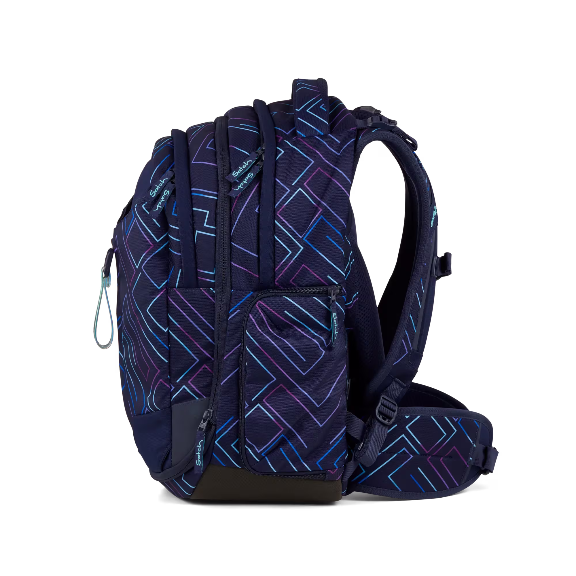 Satch Match Schulrucksack Purple Laser – Bild 5
