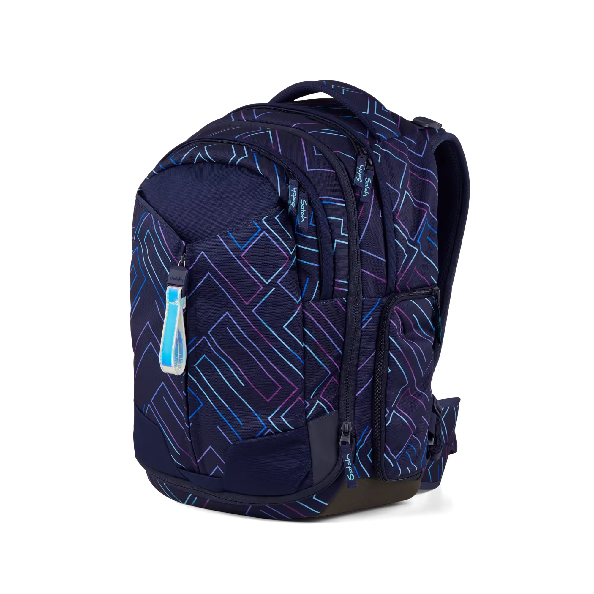 Satch Match Schulrucksack Purple Laser – Bild 6