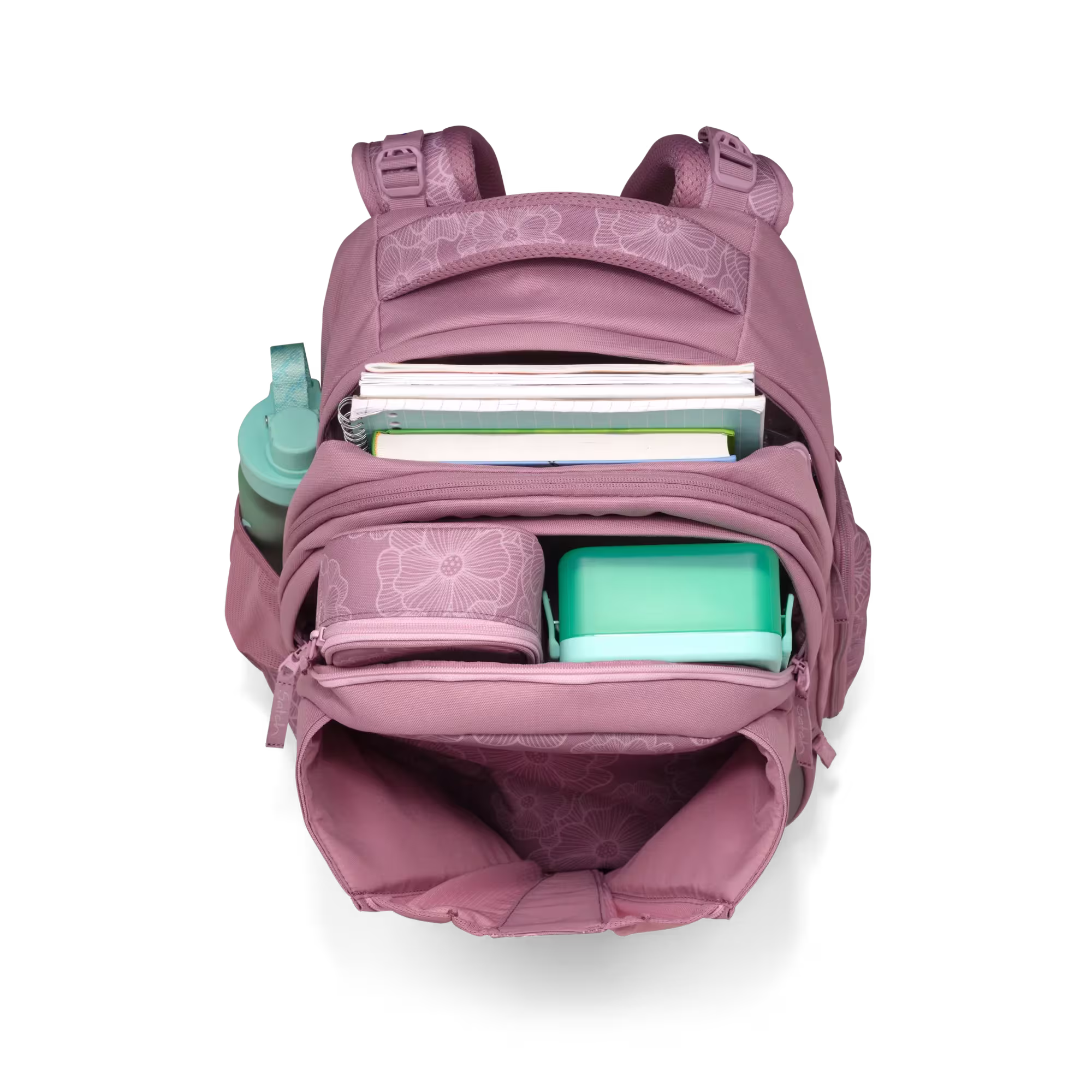 Satch Match Schulrucksack Magnolia Dream – Bild 6
