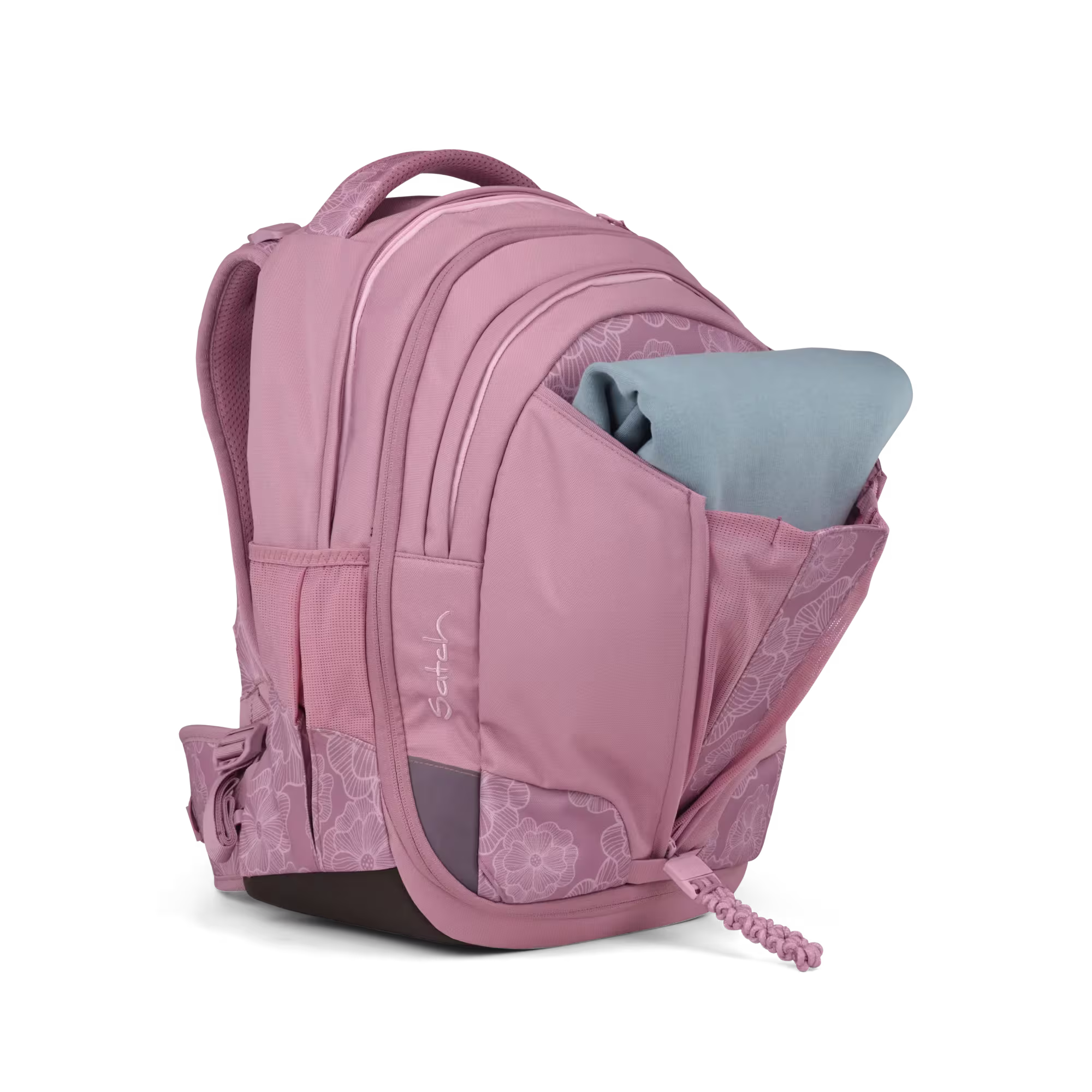 Satch Match Schulrucksack Magnolia Dream – Bild 9