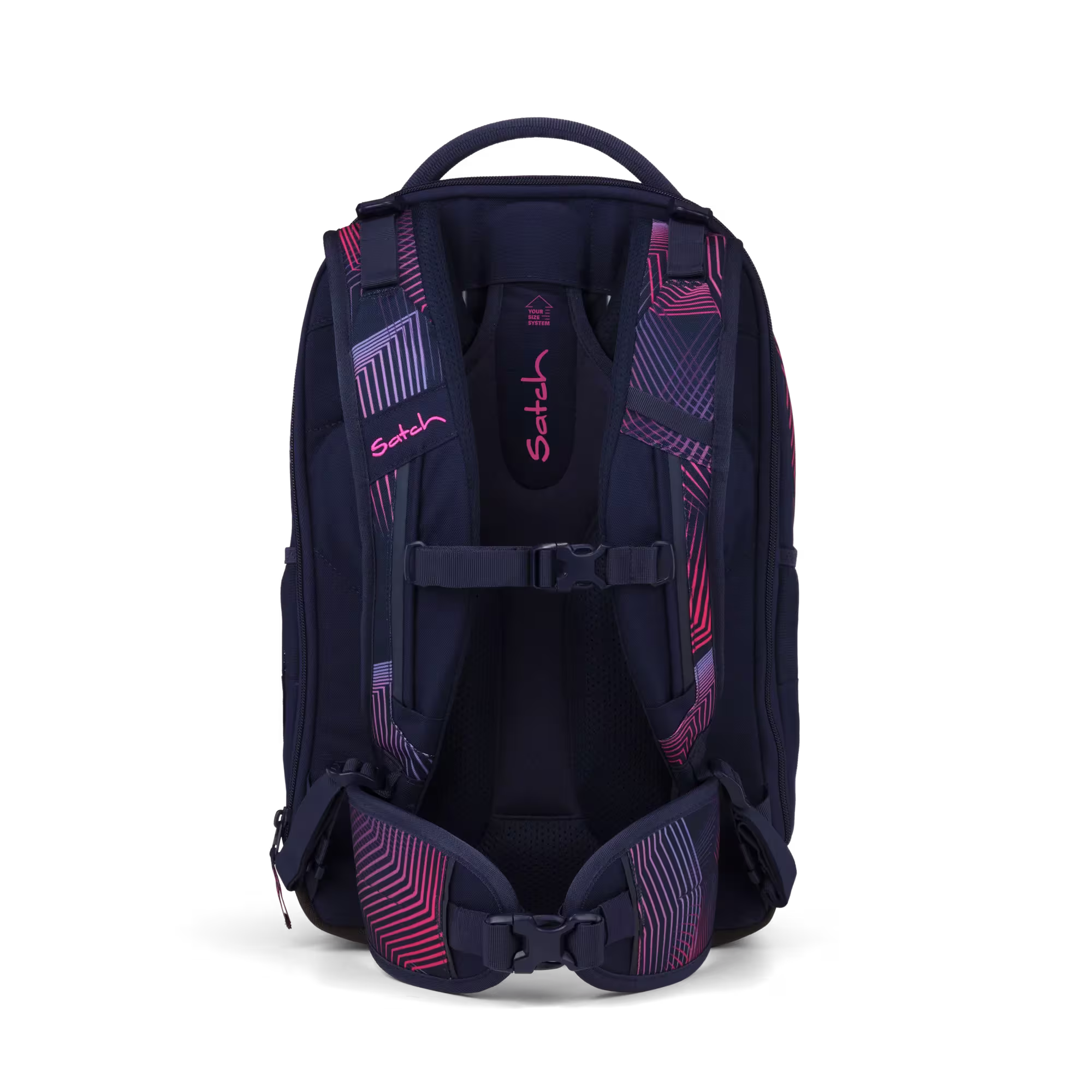 Satch Match Plus Schulrucksack Seismic Pink – Bild 4