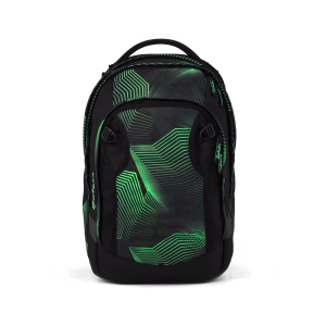 Satch Match Plus Schulrucksack Seismic Green
