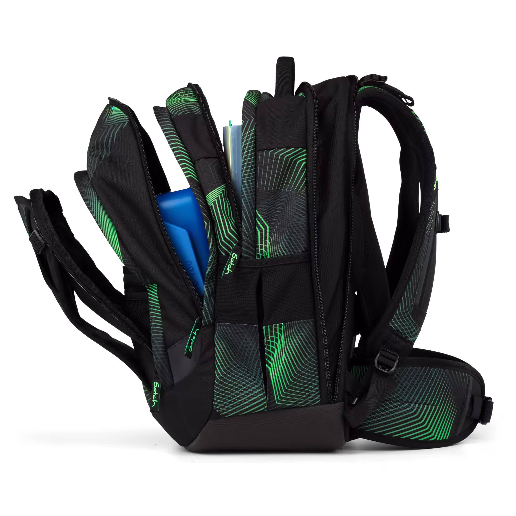 Satch Match Plus Schulrucksack Blackjack – Bild 10