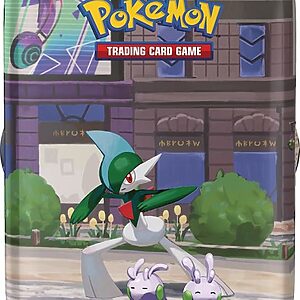 Pokémon-Sammelkartenspiel: Mini-Tin-Box Illumina City: Galagladi & Viscora (2 Boosterpacks, 1 Bildkarte und 1 Stickerbogen)