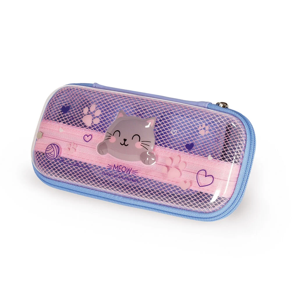 Legami Transparentes Hartschalen-Federmäppchen Kitty - WonderWow – Bild 6
