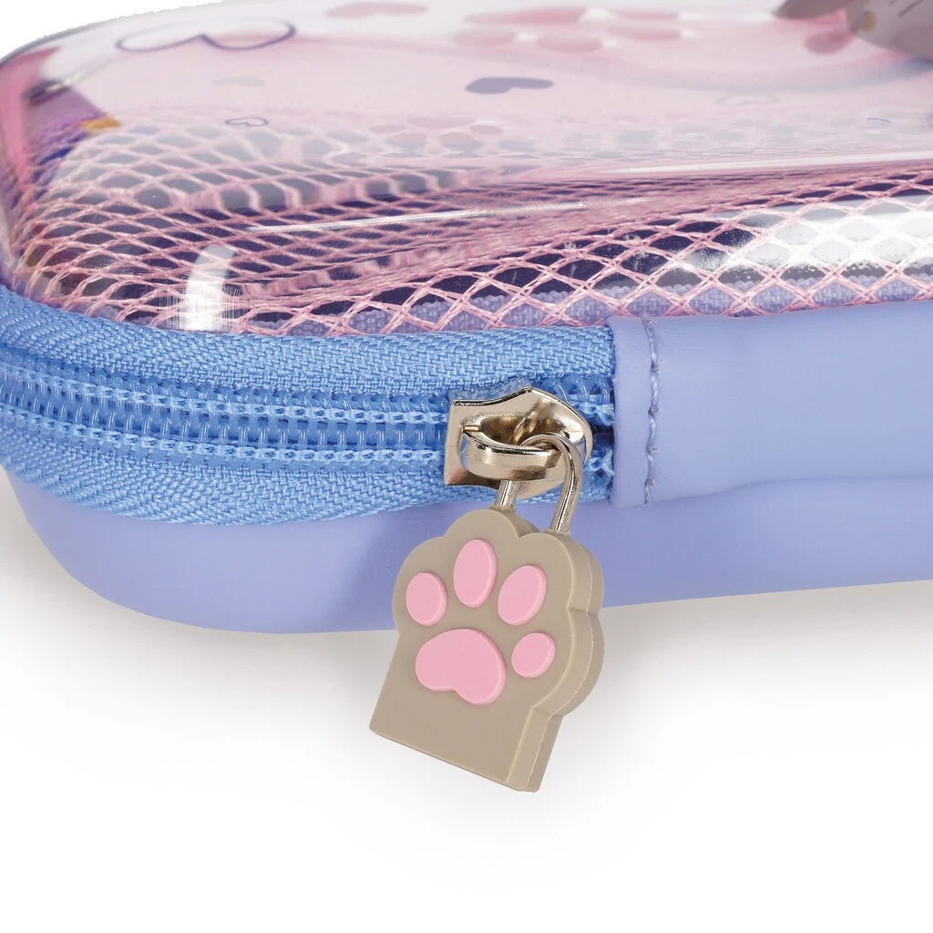 Legami Transparentes Hartschalen-Federmäppchen Kitty - WonderWow – Bild 3