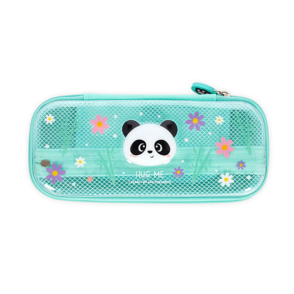 Legami Transparentes Hartschalen-Federmäppchen Panda - WonderWow